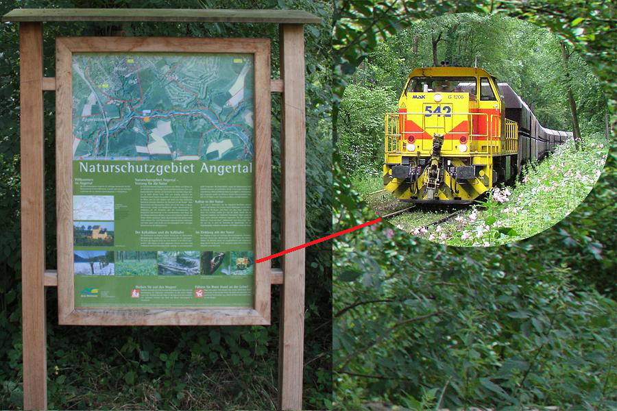 Was wäre das Angertal ohne das Pfeifen der Bahn